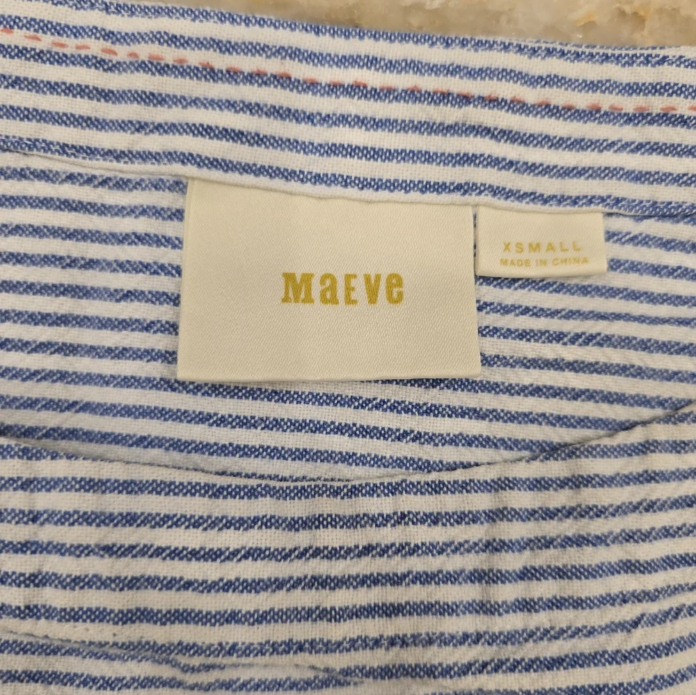 Anthropologie Maeve Sullivan Stripe Top Size XS - Picture 7 of 9